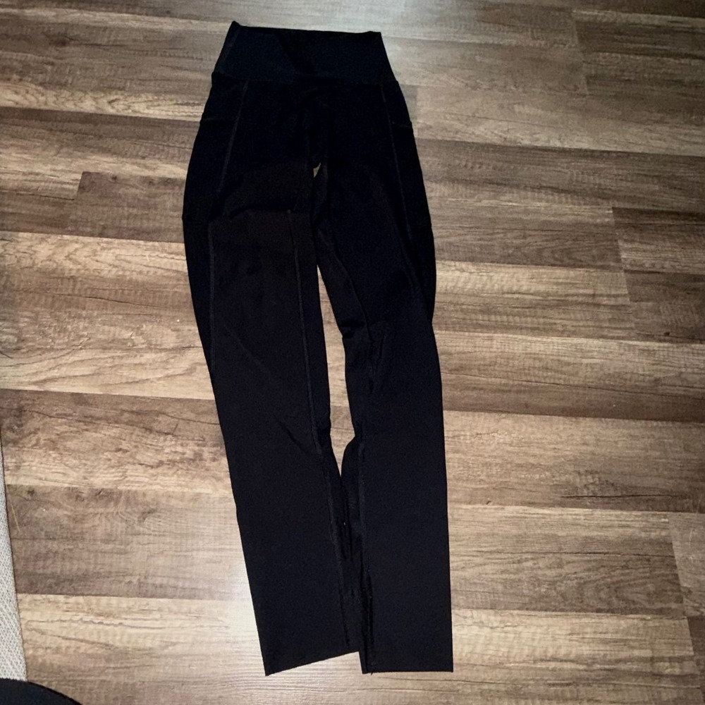 Aerie Chill Play Move High Waisted Leggings Black XS Pockets Athleisure Gym
